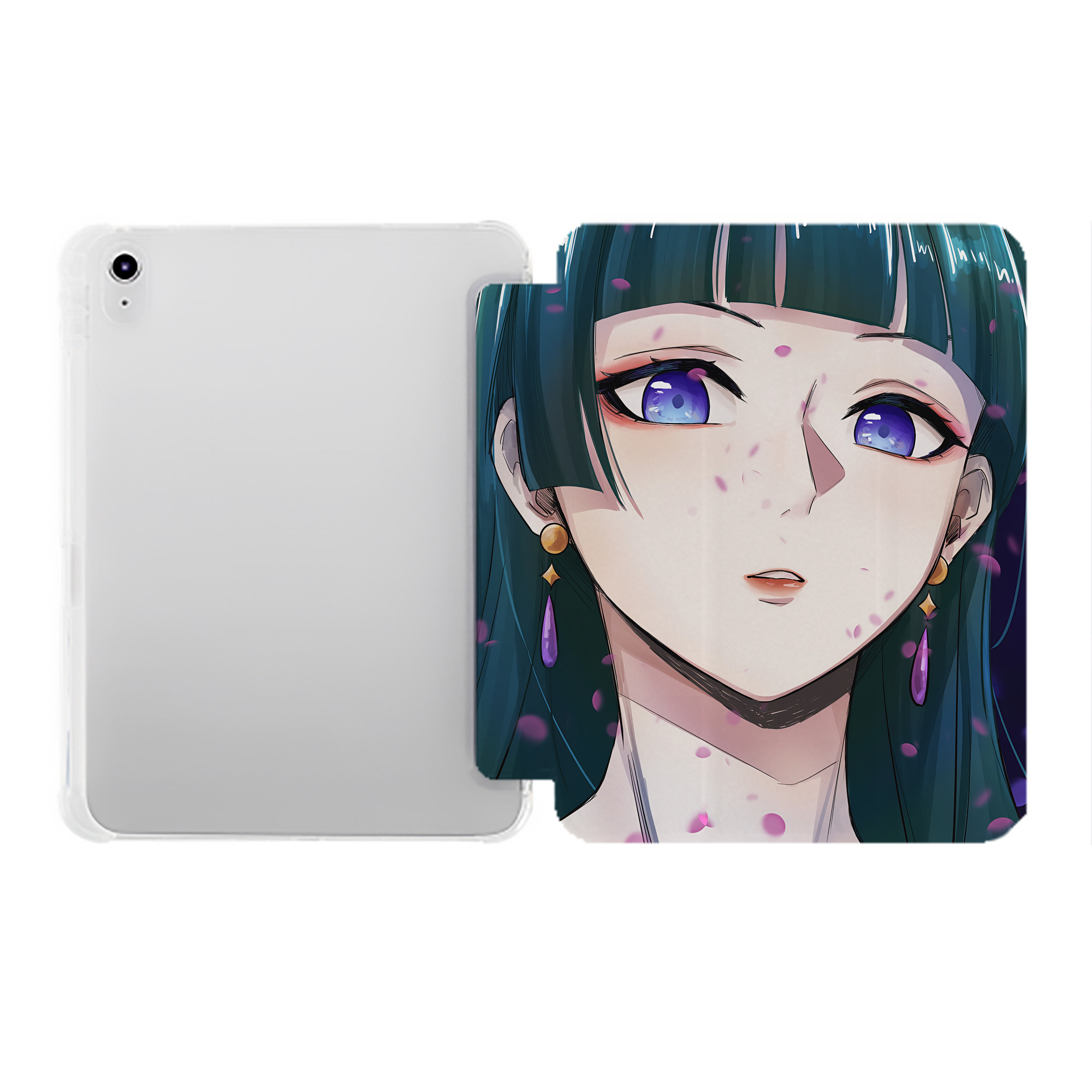 （画像用） 薬屋のひとりごと The Apothecary Diaries IPad ケース ペン収納付き 三つ折りスタンド PUレザー×シリコン 対応機種9.5/10.5/10.9インチ